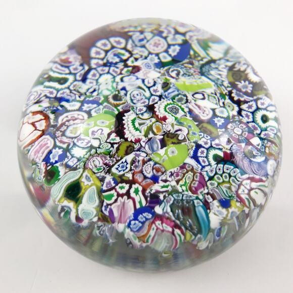 Perthshire PP19 1974 Scrambled End-of-Day Millefiori Vintage LE Paperweight - Picture 2 of 13
